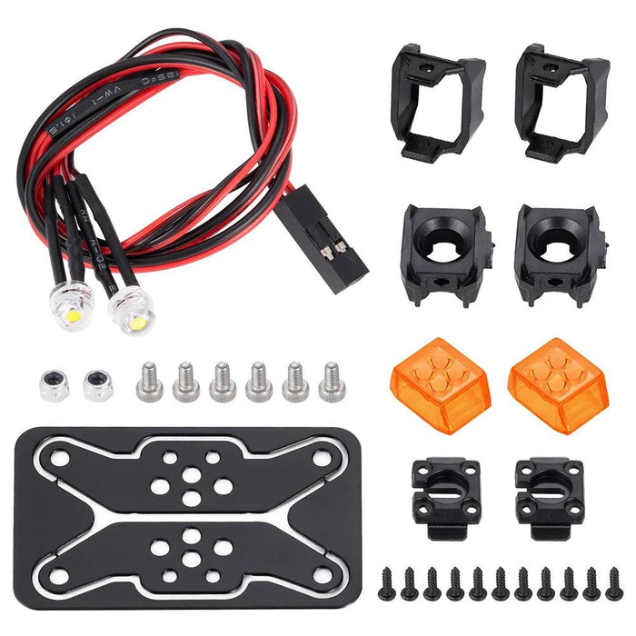 Simulation Led Light Spotlight Headlamp w/ Bracket 1/10