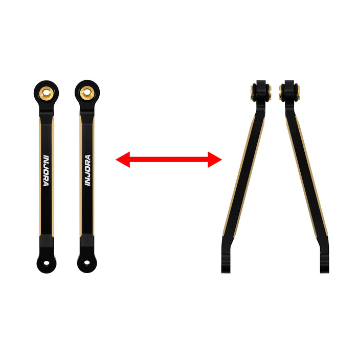 INJORA High Clearance Chassis Links for FMS FCX18 LC80 1/18