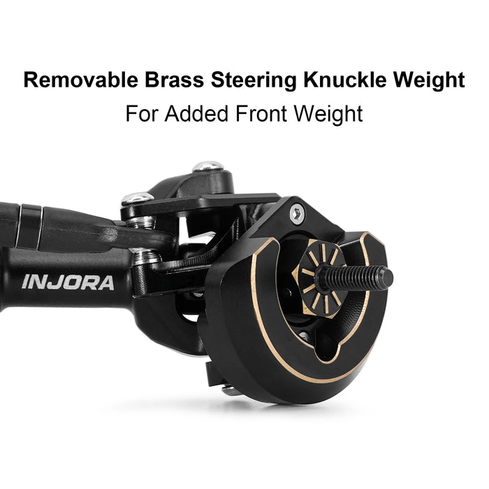 INJORA C60 Axles w/ Double Joint Shafts for Axial UTB10 Capra 1.9 1/10