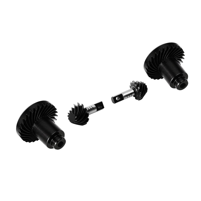 INJORA Ensemble d'engrenages d'essieu hélicoïdal pour HPI Venture18 CR18P 1/18 (Acier)