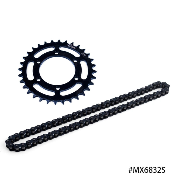 GPM Hub Chain Sprocket+ Chain for LOSI Promoto MX SM 1/4 (Staal)