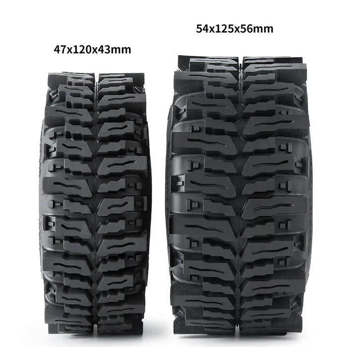 1.9/2.2" 120x43mm, 125x56mm 1/10 Crawler Tires