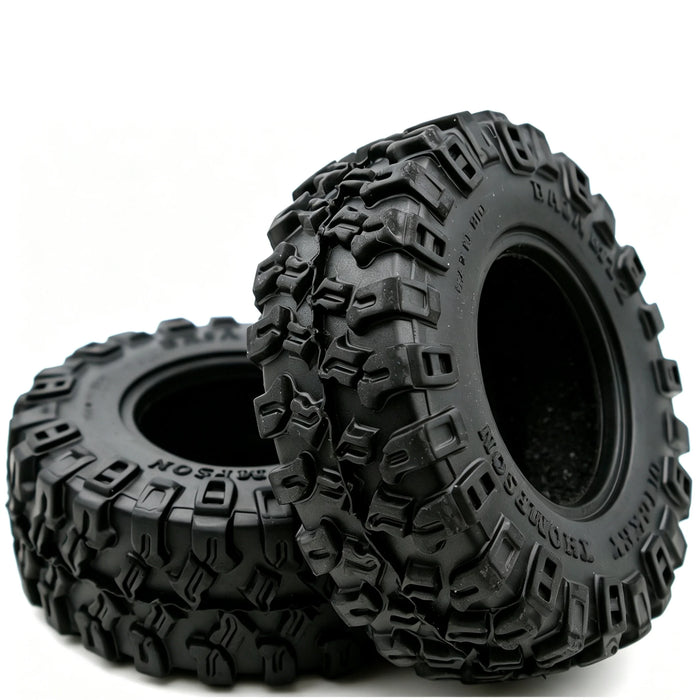 TxxRcss 4PCS 1.0" 52x19mm Sticky Soft Crawler Tires 1/18/24 (Alu)
