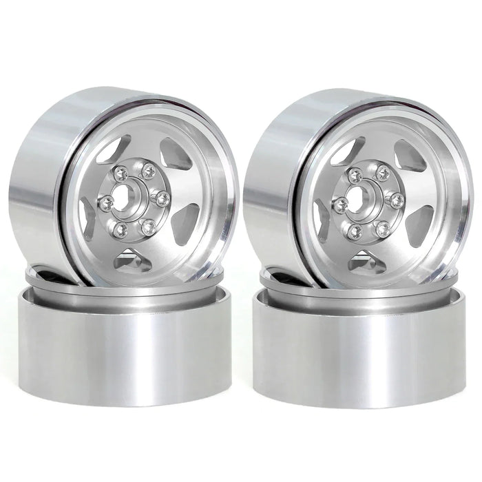 4PCS 1.9" 56x31mm 1/10 Crawler Beadlock Wheels (Metal)