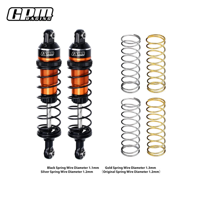 Amortisseur avant/arrière GPM 87mm pour TRAXXAS MINI MAXX 1/10 (AL)