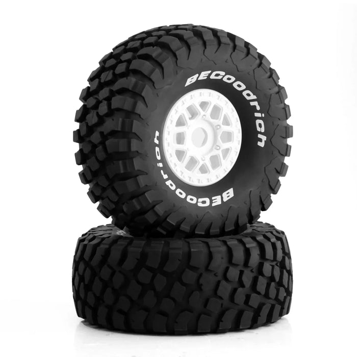 4PCS 138x55mm 1/7 1/8 Short Course Wheels Set (Plastic, Rubber)