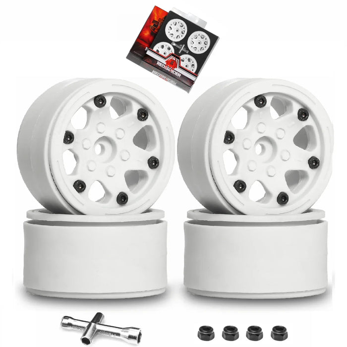 4PCS 2.2" 65x36mm 1/10 Crawler Beadlock Wheels (Plastic)