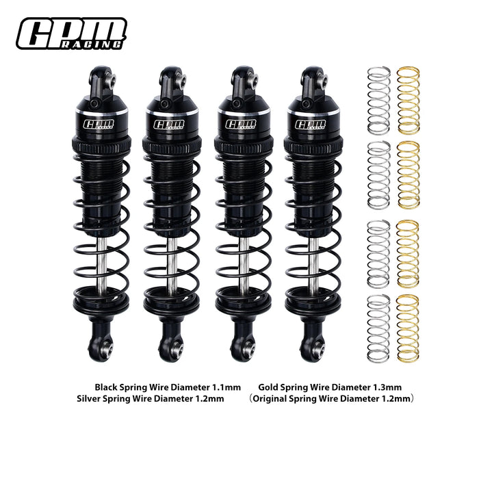 Amortisseur avant/arrière GPM 87mm pour TRAXXAS MINI MAXX 1/10 (AL)