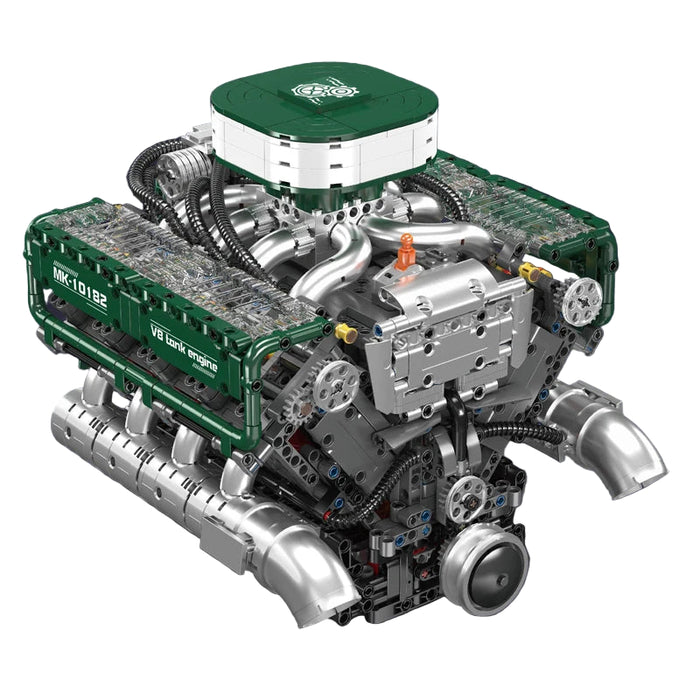 Mould King 10182 Moteur V8 Motorisé Blocs de Construction de Char (2250 Stukken)