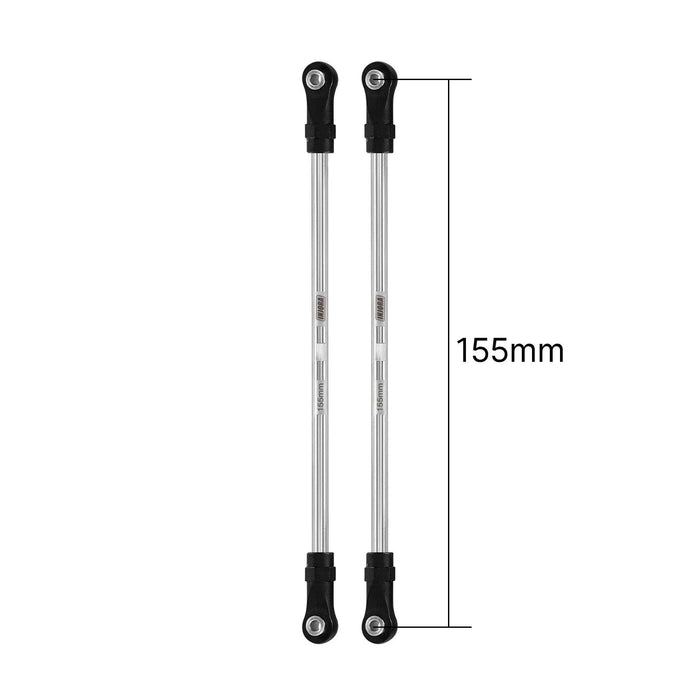 INJORA Builders Links with Rod Ends 1/10 (RVS)