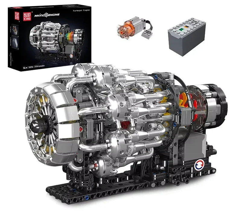 Mould King 10216 Turbojet Engine Building Blocks (1214 Stukken)