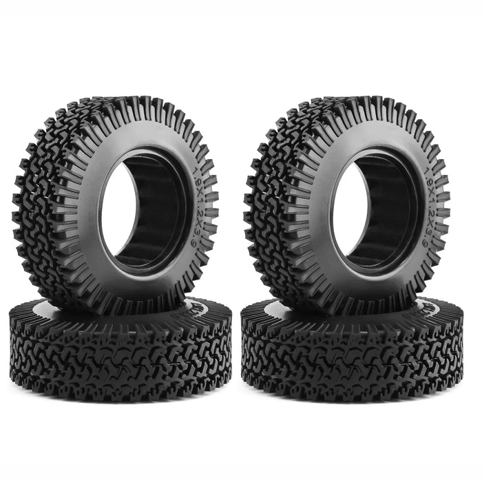 4PCS 1.9" 98x30mm 1/10 Crawler Tires (Rubber)
