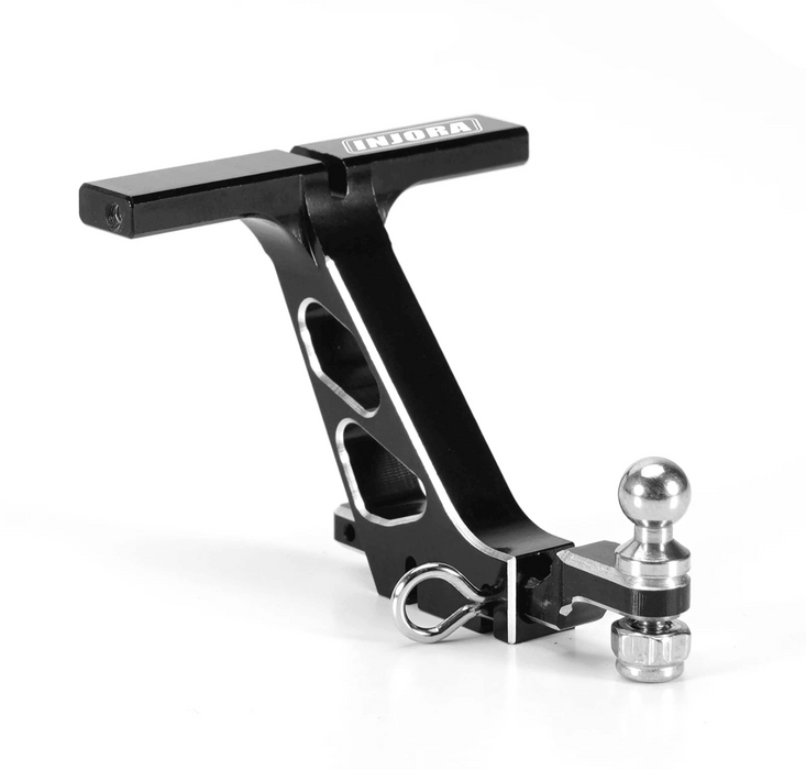 Récepteur d'attelage à chape INJORA pour Axial SCX24 1/24 (Aluminium)