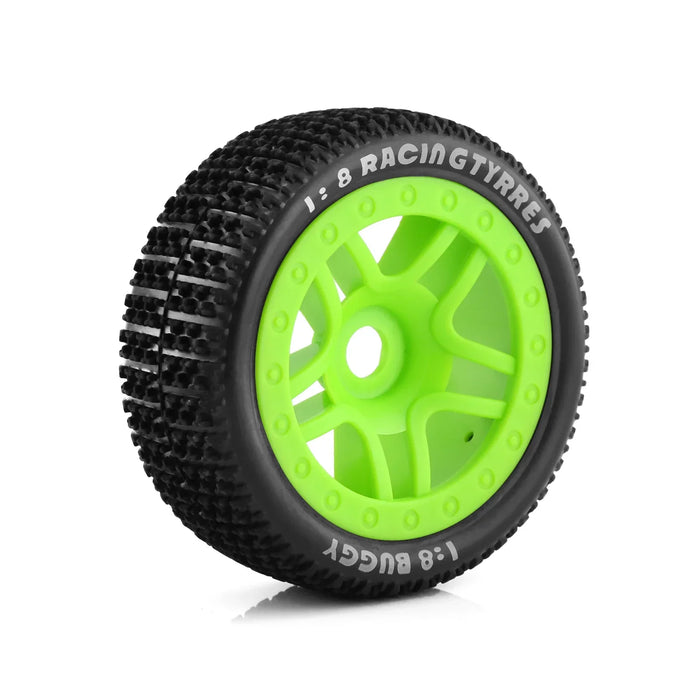 Ensemble de 4 roues buggy 110x45mm 1/8 (plastique, caoutchouc)