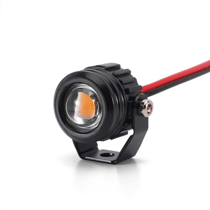 INJORA 1/18 1/24 Lumières LED Rondes (Blanc, Jaune)