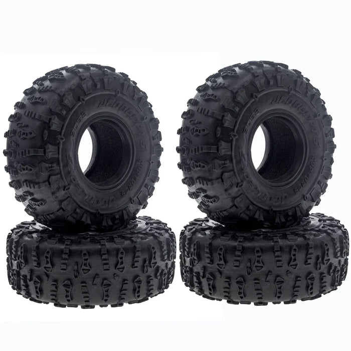 4PCS 1.9" 123x49.5mm 1/10 Crawler Tires (Rubber)