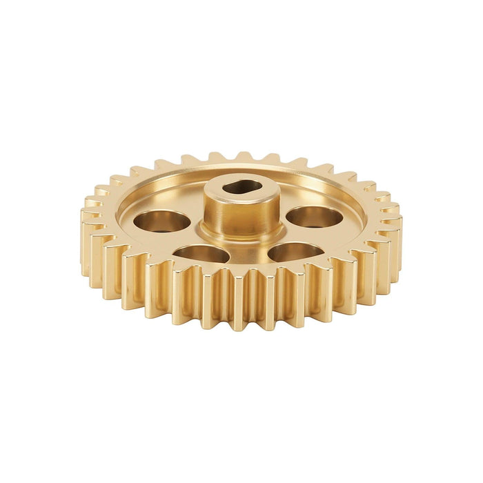 INJORA Transmission Main Gear w/ Pinion for Losi Micro-B Micro-T (Messing)