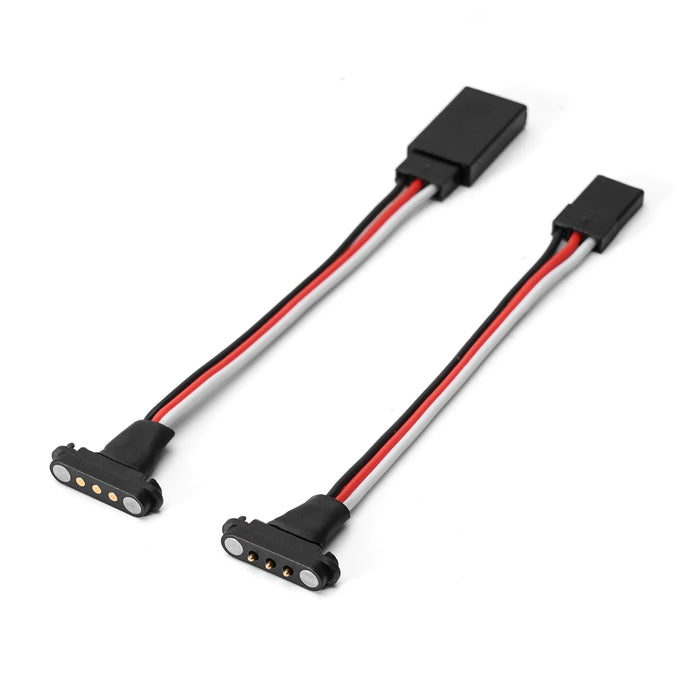 INJORA Magnetic Snap-on JR Extension Cable 1-to-2 Y Cable