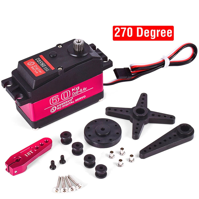 DSServo Servo numérique étanche à couple élevé 60Kg
