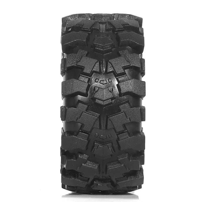 4PCS 1.0" 57x25mm 1/18 1/24 Crawler Tires (Rubber)