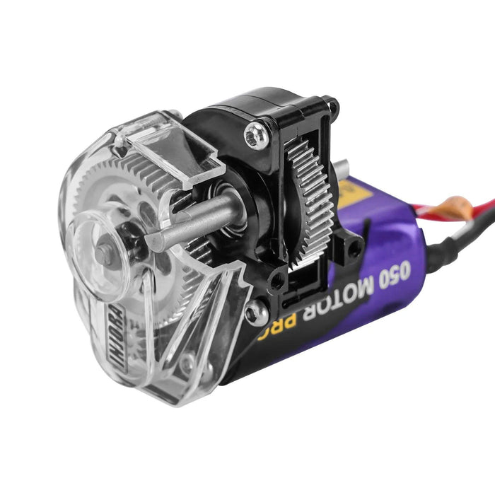 INJORA Transmission avec moteur brossé 50T 050 pour Axial SCX24 1/24