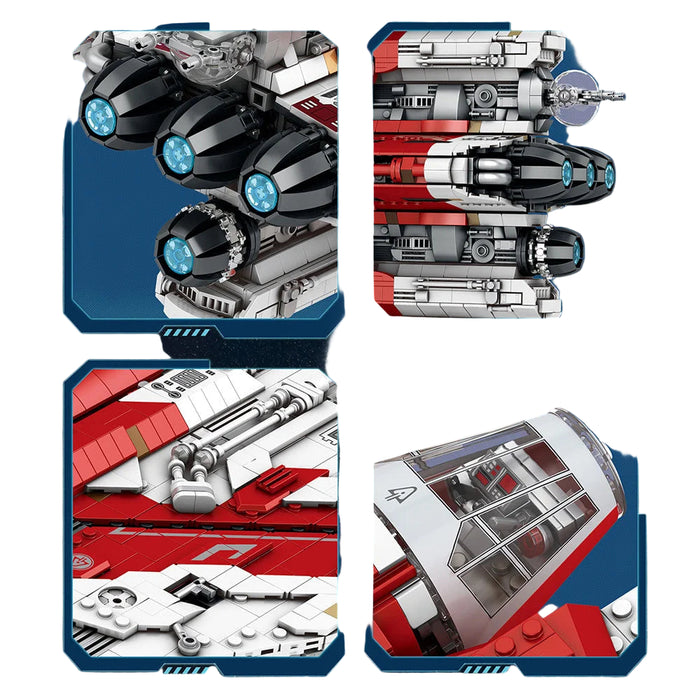 Reobrix 99006 Star Revenge Spacecraft Model Building Blocks (5749 Pieces)