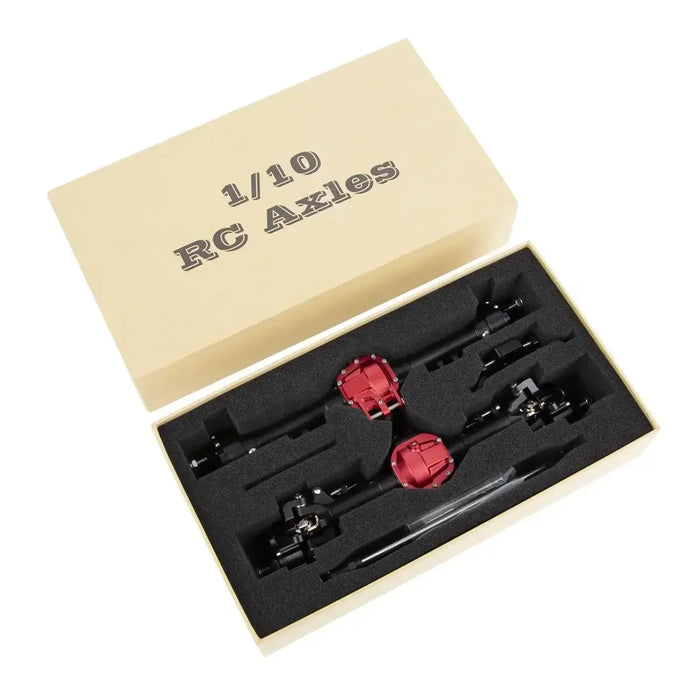 Front & Rear Straight Axle for Axial SCX10 II 1/10 (Alu)