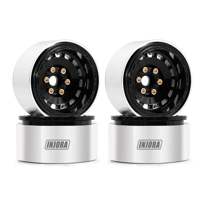 INJORA -10mm Offset 1.9" 52.5x30mm 1/10 Crawler Wheels (Aluminium) W1903