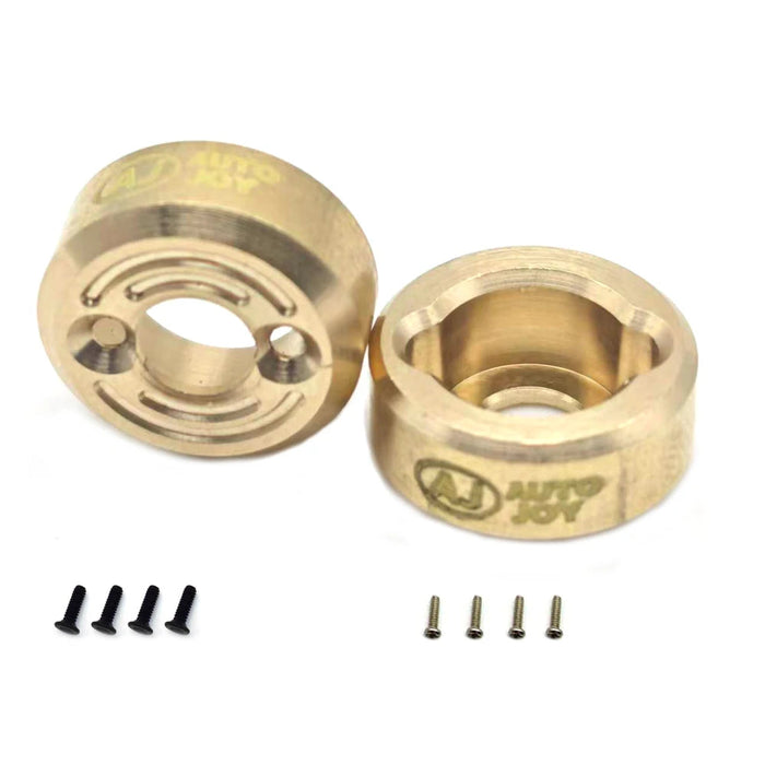 2PCS Rear Hub Weights for Axial SCX30 1/30 (Messing)