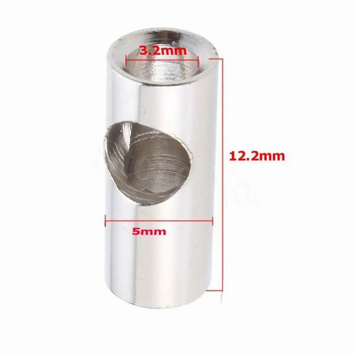 5PCS 3.175-5mm Motor Axle Change-over Shaft Adapter Motor Shaft Sleeve (Staal)