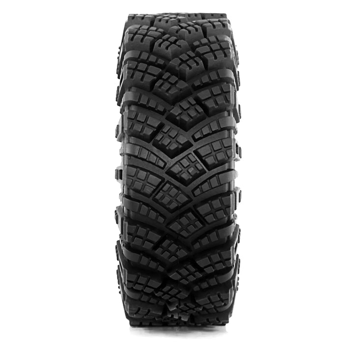 4PCS 1.9" 98x36mm 1/10 Crawler Beadlock Wheels Set (Metal, Rubber)