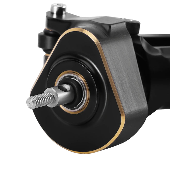 Axes planétaires +4mm avec arbres à double joint pour Axial SCX24 1/24 (Alu, laiton)