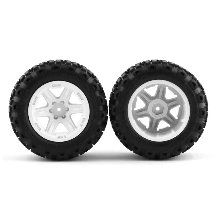 4PCS 105x52mm 1/10 Truggy Wheels Set (Plastic, Rubber)