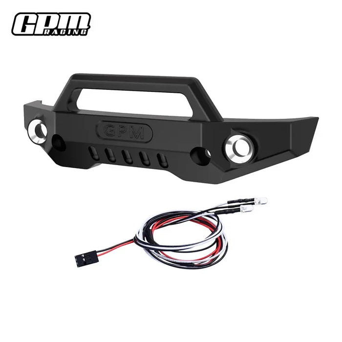 GPM Front Bumper w/LED Lights for Traxxas Mini Maxx 1/16 (Alu)