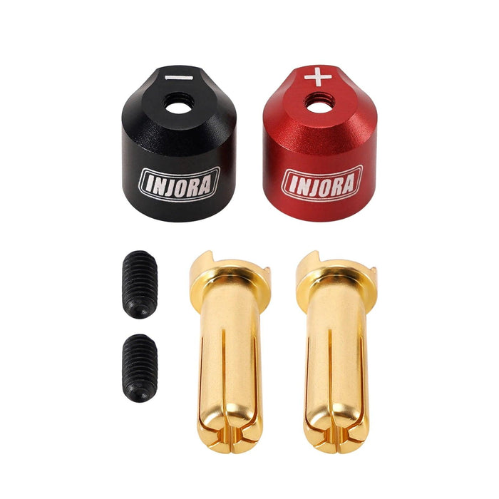 Poignées de prise à fiche bullet dissipateur de chaleur INJORA avec bullets 4mm 5mm