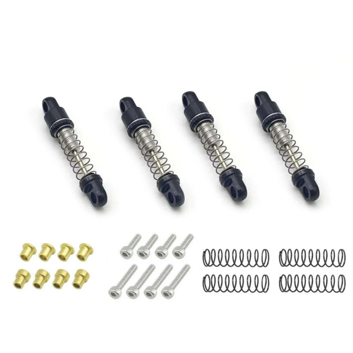4PCS Shock Absorber 21.5/25mm for Axial SCX30 1/30 (Alu)
