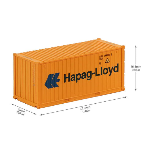 3PCS N Scale 20ft Shipping Container 1/160 (ABS) C15007 - upgraderc