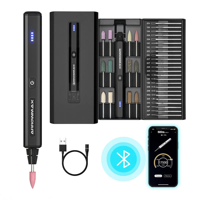 ARROWMAX SGS Mini Cordless Bluetooth Electric Engraving/Polishing Pen Set