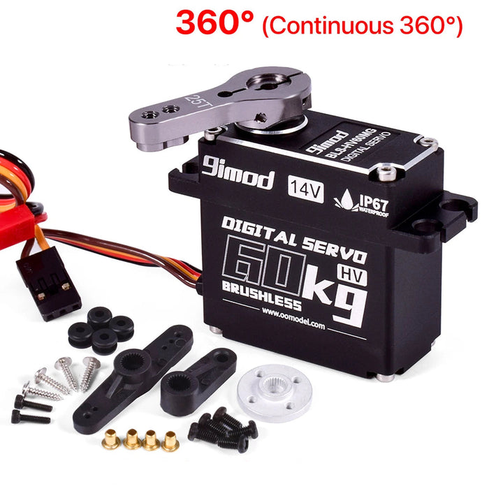 9imod 60KG Waterproof Digital Brushless Servo