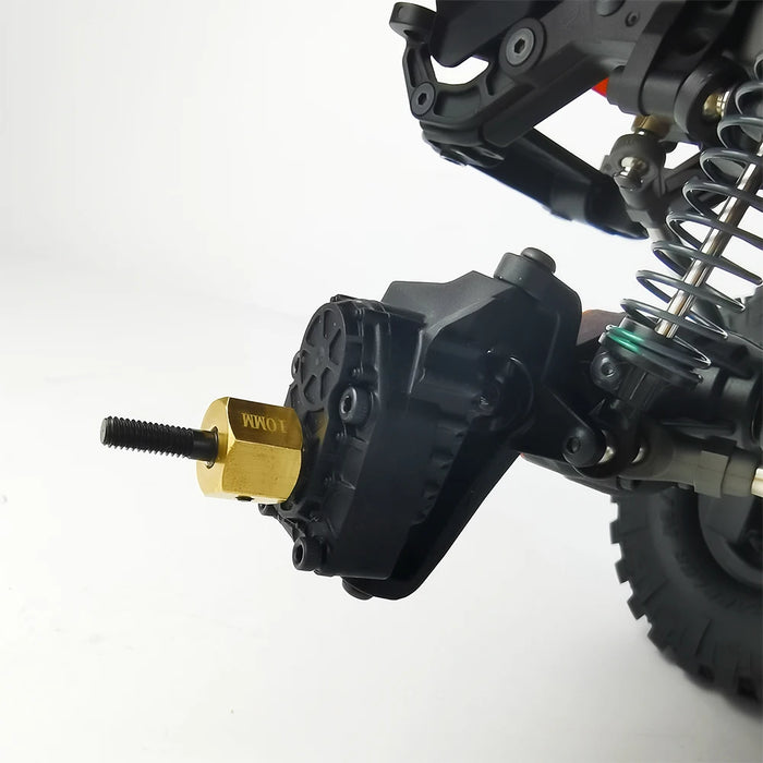 Portal Axle Shaft + Extended Adapter for Axial SCX10 III Early Bronco Jeep Base Camp 1/10 (Metal)