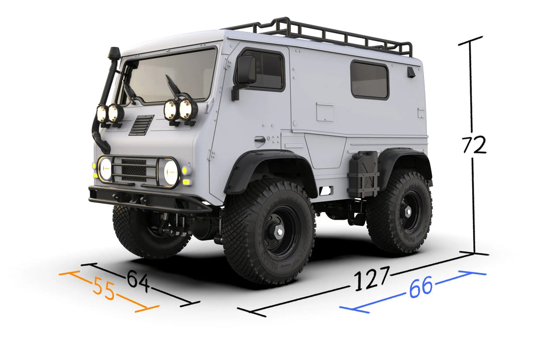 Orlandoo Hunter OH32V01 1/32 4x4 Off-Road Mini Van Crawler Kit