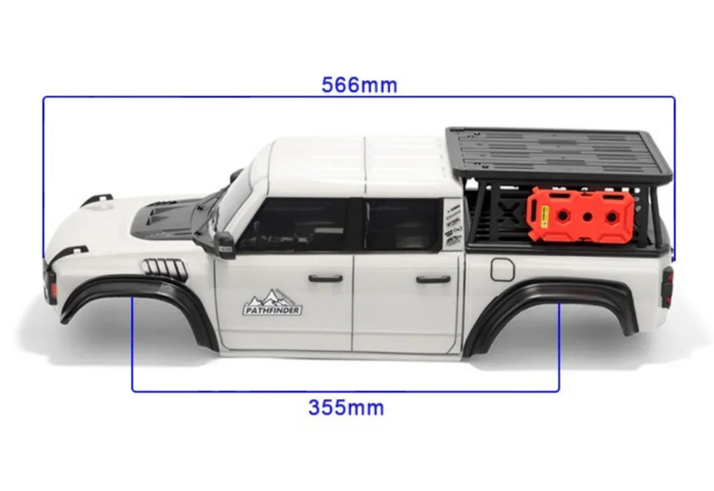 Pre-Assembled PC Body without Lamps for RGT EX86150 1/10