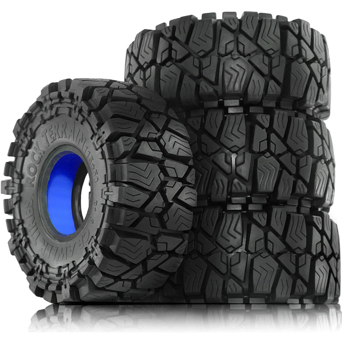 4PCS 1.9" 115x50mm 1/10 Crawler Tires (Rubber)