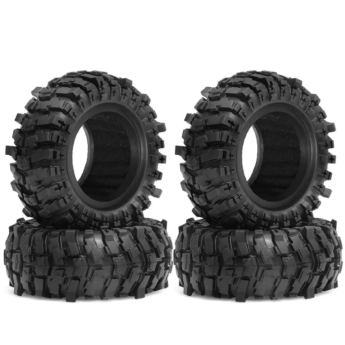 4PCS 1.9" 88x36mm 1/12 1/10 Crawler Tires (Rubber)