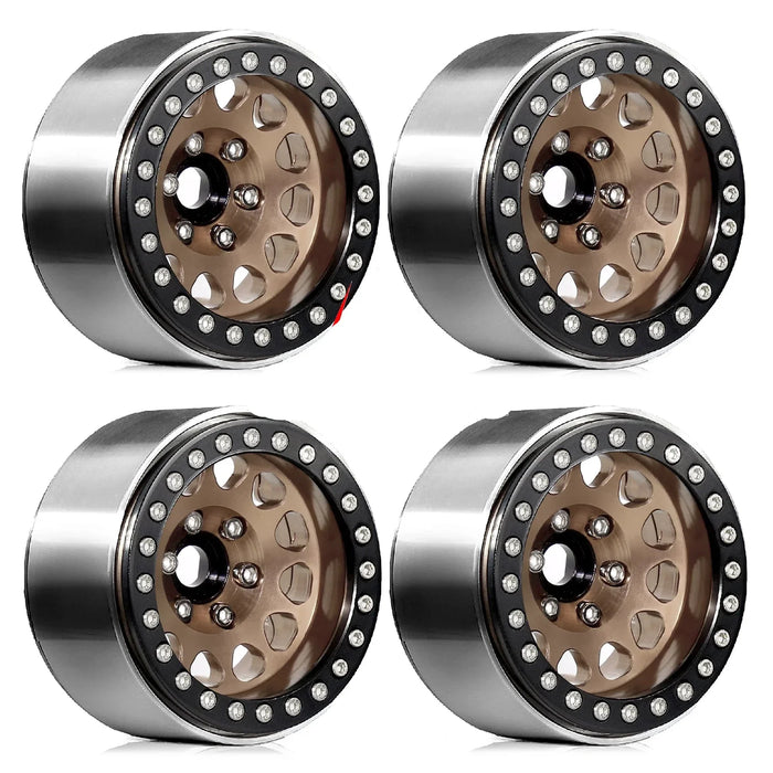 4PCS 1.9" 56x23mm 1/10 Crawler Wheels Set (Metaal)