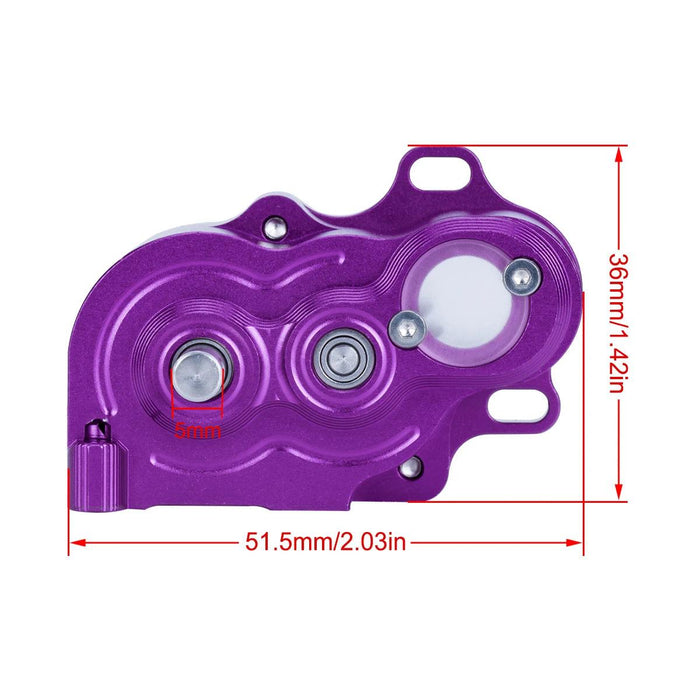 Boîte de vitesses LCG haute/basse vitesse pour Axial SCX10 TRX4 1/10 (métaal)