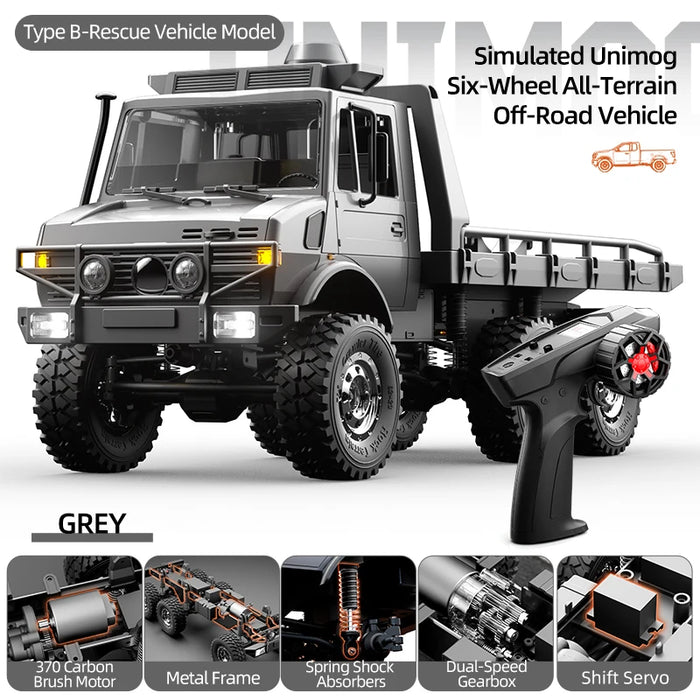 JJRC C8823 Staunch Unimog 6WD Truck 1/18 PNP