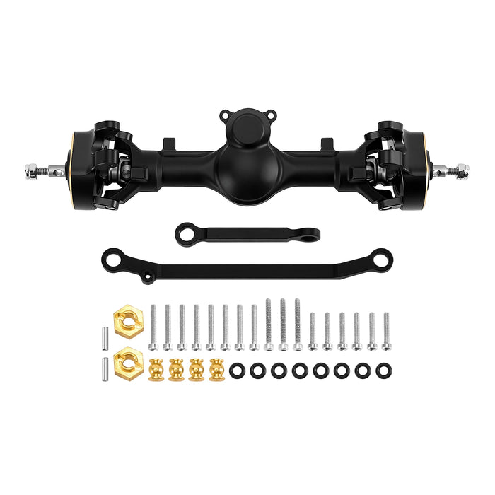 INJORA +4mm Planet Axles w/ Double Joint Shafts & Steering Knuckles for Axial SCX24 1/24