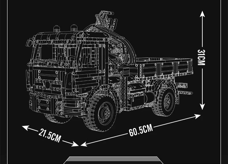 Mould King 19016 Camion Grue Blocs de Construction (3767 Stukken)