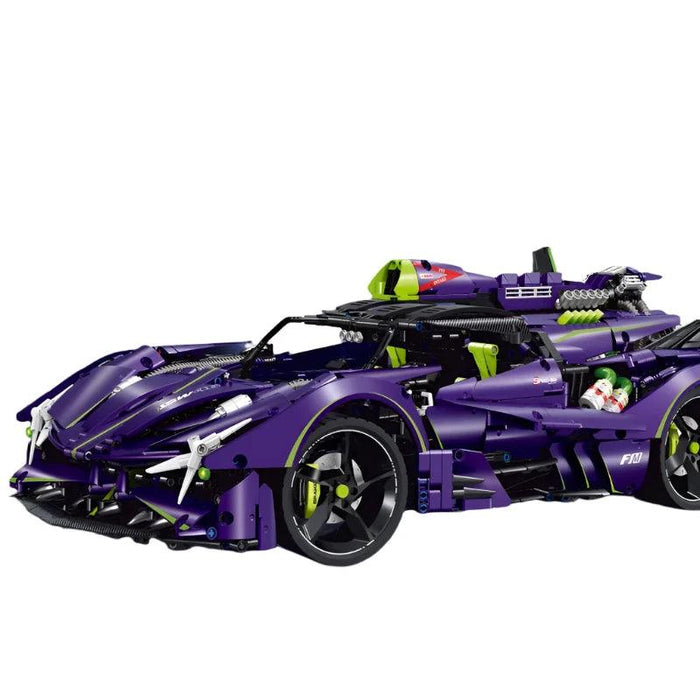 GULY 10614 ABOL-EVO Sports Car Building Blocks Model 1/8 (3909 Pieces)